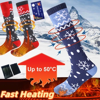 USB Акумулаторни Топлинна Чорапи Зимни Чорапи С Подгряване Електрически Ски Чорапи С Топъл Термална вода сак За Ски на Краката Спортове На открито