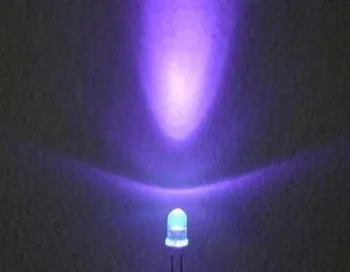 200 броя 3 мм лилаво/UV светодиоди super bright F3 Diodes LED