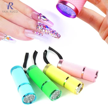 Усъвършенстване на 4-цветен UV-led лампа за нокти, МИНИ-гел на ноктите, Светлина, светкавица, лак за нокти, Бързосъхнеща машина, Преносим инструмент за нокти-арт