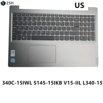 Английски за Lenovo 340C-15IWL S145-15IKB V15-IIL L340-15 Клавиатура на лаптоп C Черупка с Нова клавиатура за лаптоп Lenovo